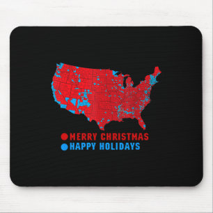 2024 Electoral Map Merry Christmas Trump  Mouse Pad