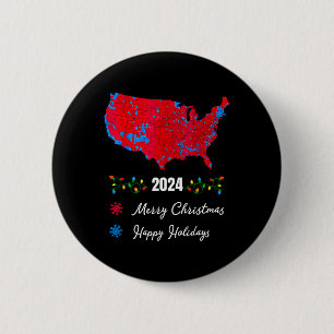 2024 Electoral Map Merry Christmas Trump New Presi Button