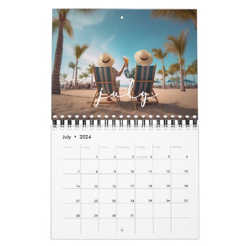 2024 Elegant Custom Photo Create Your Own Family  Calendar