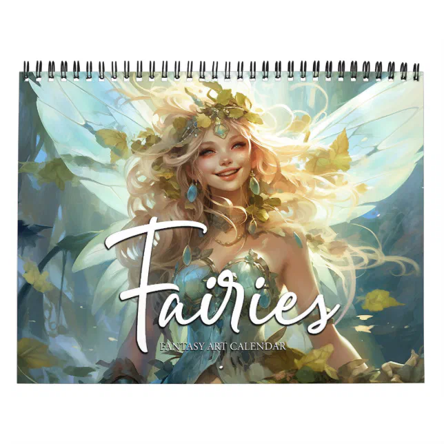 2024 Fairies 8 Fantasy Art Calendar Zazzle