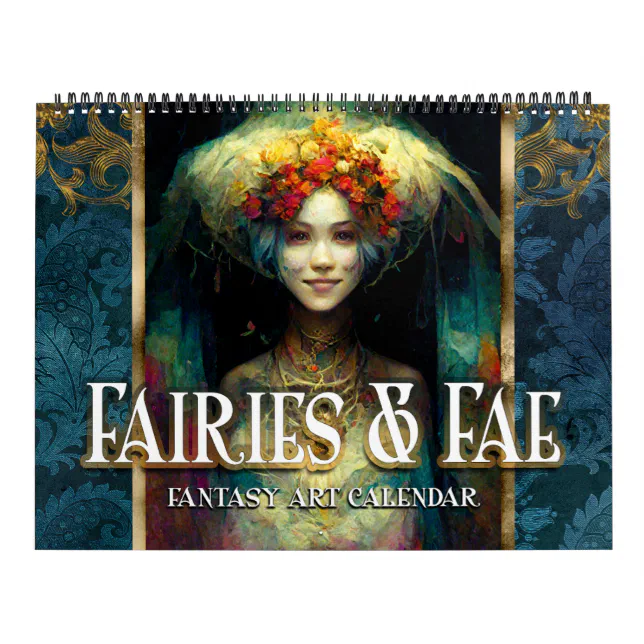 2024 Fairies & Fae 3 Fantasy Art Calendar Zazzle