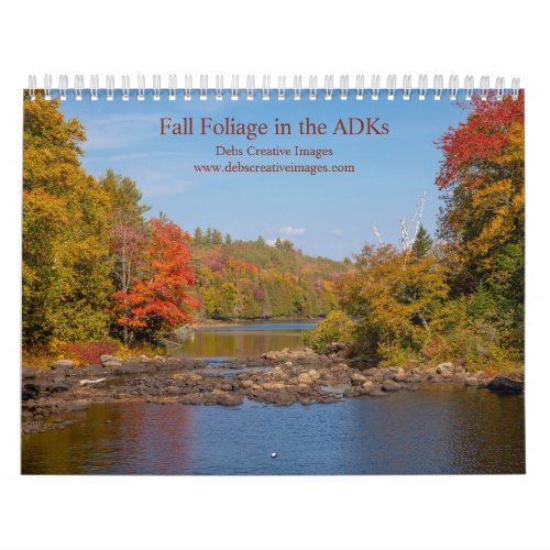 2024 Fall Foliage in the Adirondacks Calendar