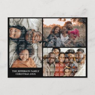 2024 Family Portrait Custom Postcard Calendar