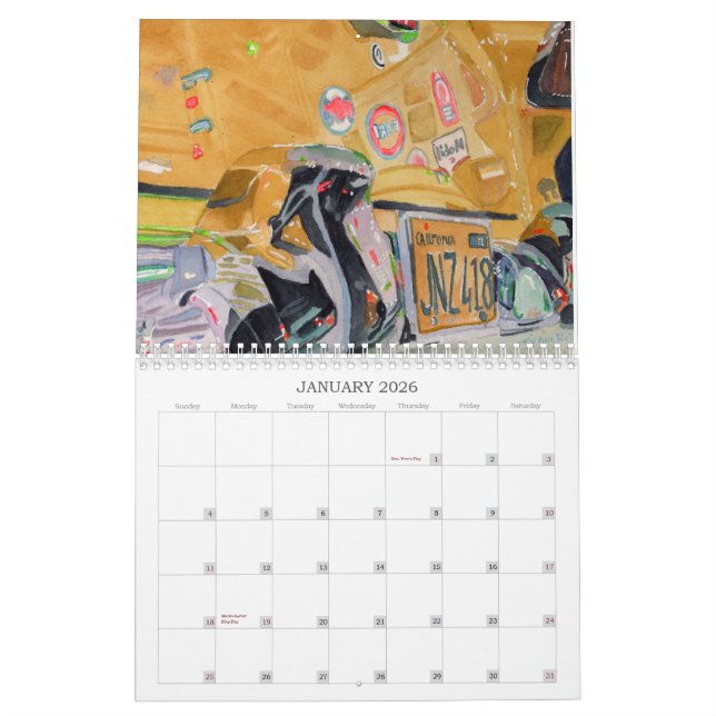 2024 Fine Art Calendar (Jan 2026)