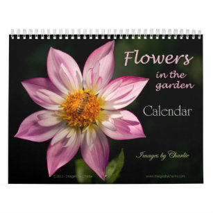 2024 Flowers Wall Calendar (pick a Start Date)
