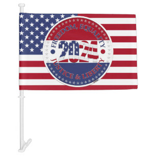 2024 Freedom, Equality, Justice Liberty USA Flag