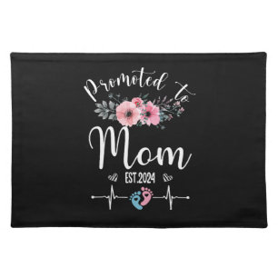 2024 Funny With Floral Mother Day Cloth Placemat