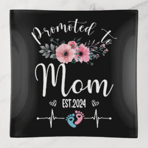 2024 Funny With Floral Mother Day Trinket Tray