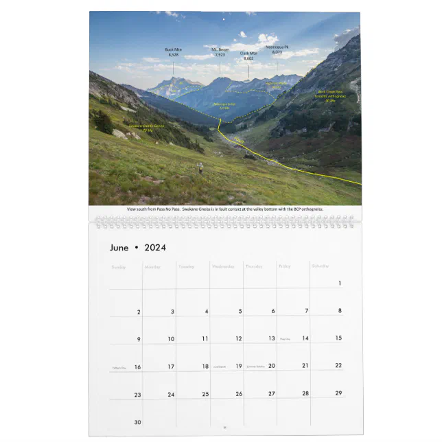 2024 Geology Calendar Zazzle