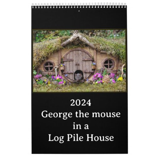 _2024_ George the mouse _ mouse village calendar 