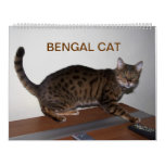 2024 Gorgeous Bengal Cats  Calendar at Zazzle