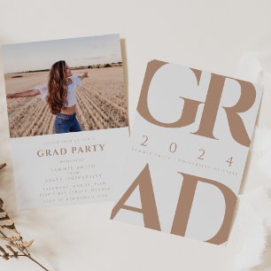 2024 Grad Announcement and Party Invite