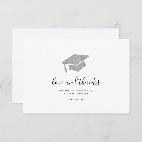 2024 Grad Photo Graduation Thank You Card