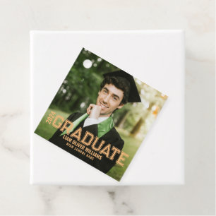 2024 Graduate Personalized Photo Grad Party Favor Tags