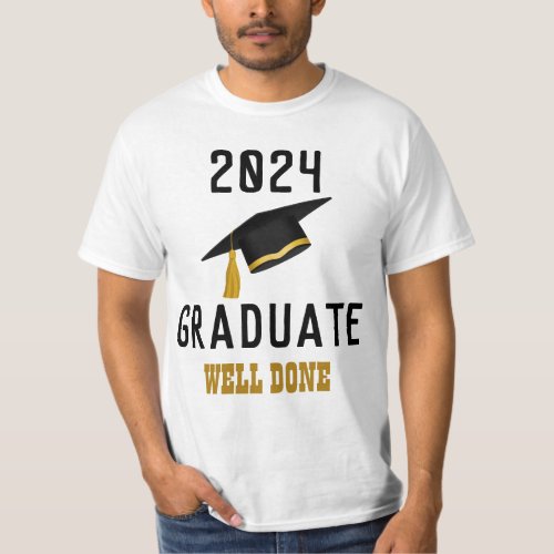 2024 GRADUATE WELL DONE  T_Shirt