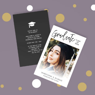 2024 Graduation Party Photo Invitation