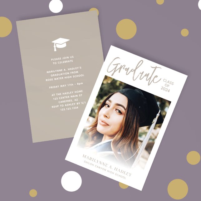 2024 Graduation Party Photo Invitation (Creator Uploaded)