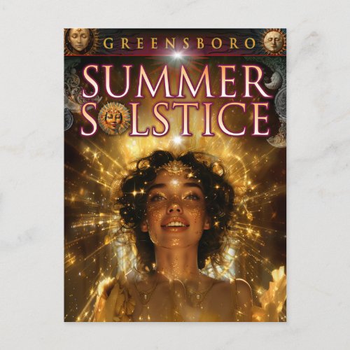 2024 Greensboro Summer Solstice Souvenir Postcard