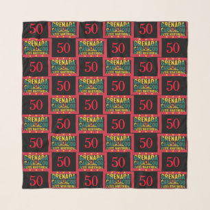 2024 GRENADA 50th Anniversary Independence Scarf