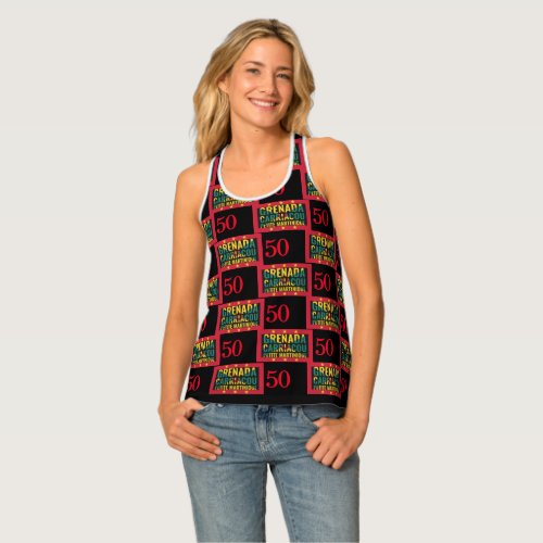 2024 GRENADA 50th Anniversary Independence Tank Top