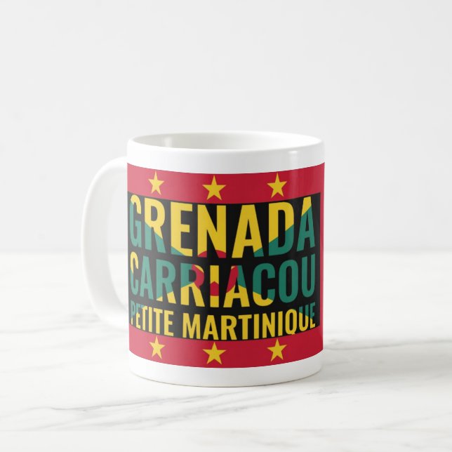 2024 GRENADIAN 50th Anniversary Independence Coffee Mug (Front Left)