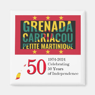 2024 GRENADIAN 50th Anniversary Independence Magnet