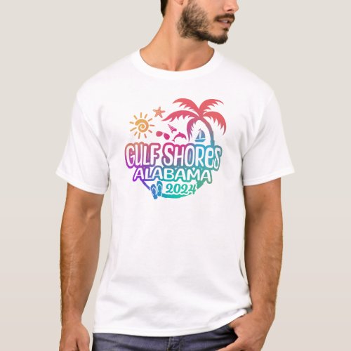 2024 Gulf Shores Alabama Vacation or Trip T_shirt