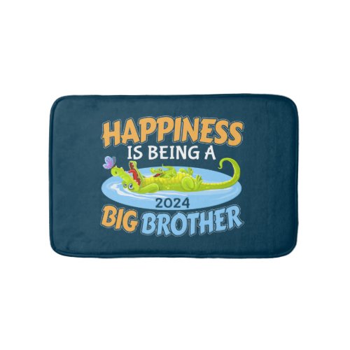 2024 Happiness is Being a Big Brother Bath Mat