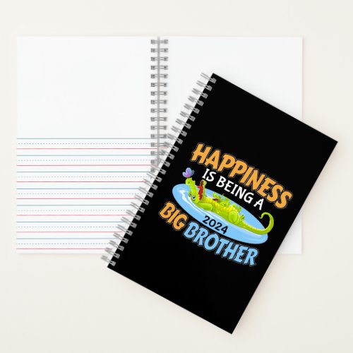 2024 Happiness is Being a Big Brother Notebook