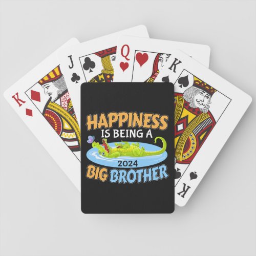 2024 Happiness is Being a Big Brother Playing Cards