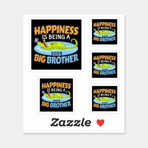 2024 Happiness is Being a Big Brother Sticker