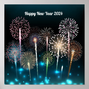 2024 Happy New Year Poster