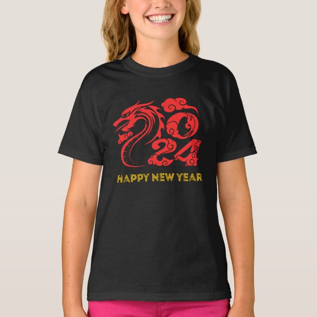 2024 Happy New Year T-Shirt (Front)