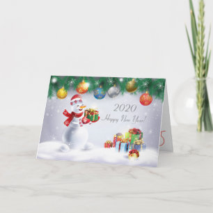 2024 Happy New Year! Winter Holiday Festive Card