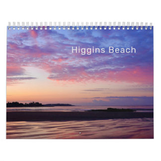 2024 Higgins Beach Maine Ocean Photo Calendar