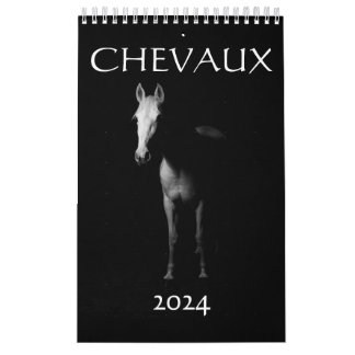 2024 horses calendar France