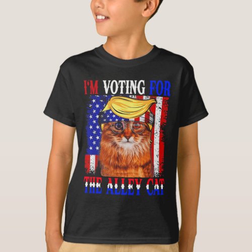 2024 Im Voting For The Alley Cat Republican Elect T_Shirt