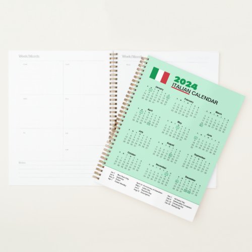 2024 Italian Calendar New Year Planner