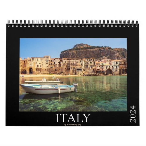 2024 Italy landscape and towns photography Calendar