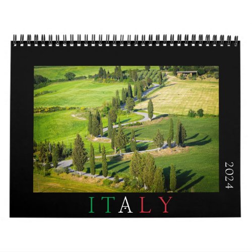 2024 Italy landscape photography Calendar