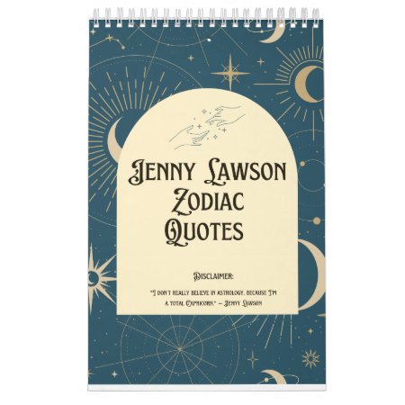 2024 Jenny Lawson Zodiac Quote Calendar