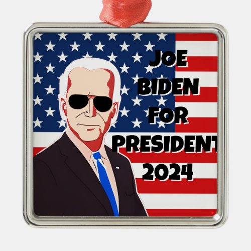 2024 Joe Biden Presidential Election Metal Ornament