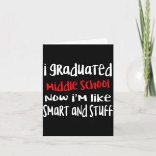 2024 junior high graduation funny middle school card