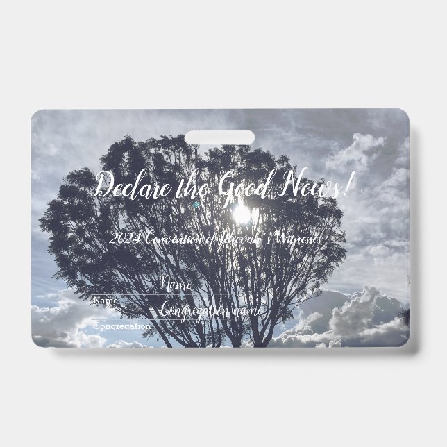 2024 JW convention clouds Badge (Front)