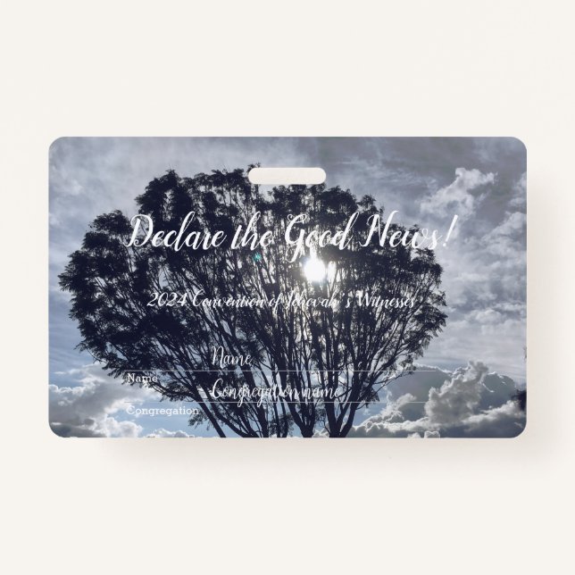 2024 JW convention clouds Badge (Front)