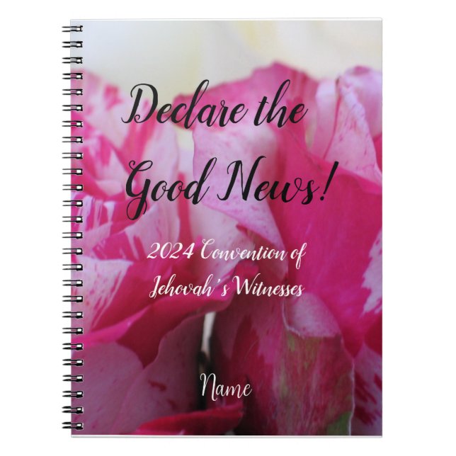 2024 JW Declare the Good News customize Notebook (Front)