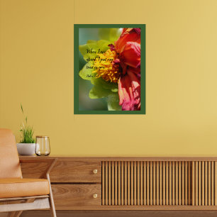 2024 JW year text Psalm 56:3 Poster