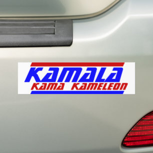 2024 KAMALA HARRIS President CHAMELEON FLIP-FLOP Bumper Sticker