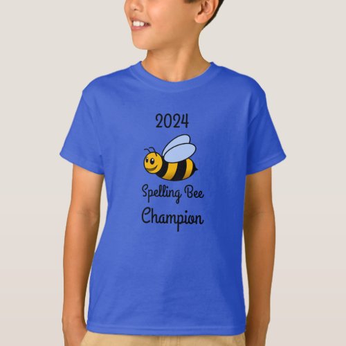 2024 Kids Spelling Bee Champion T_Shirt