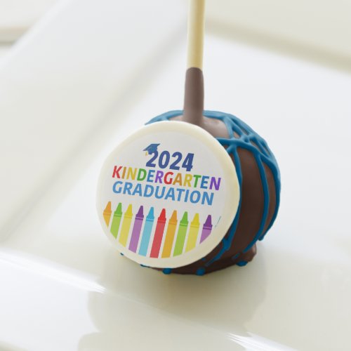 2024 Kindergarten Graduation Cute Crayon Party Cake Pops